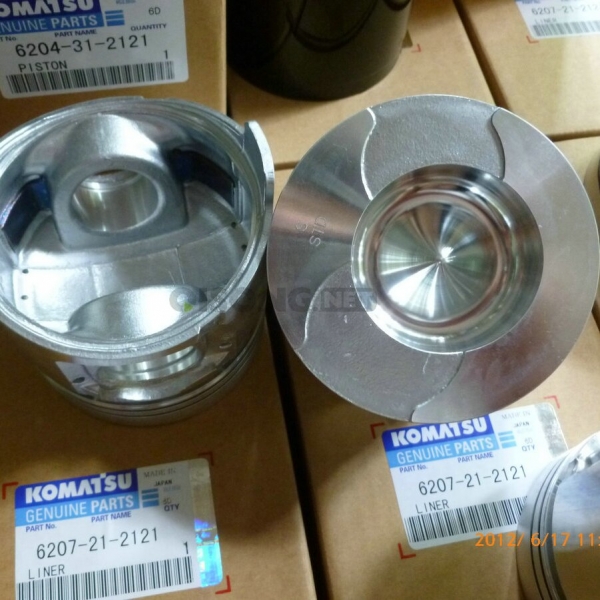 PC60-6 60-7 PC100-3 120-6 130-7 Excavator Piston 6204-31-2121 4D95 Engine piston parts For Komatsu