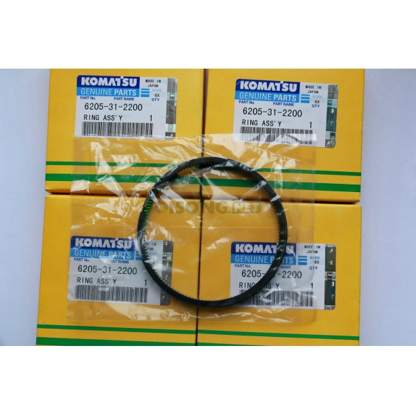 PC60-7 PC120-6 PC130-7 Excavator Piston ring 6205-31-2200 4D95 Engine piston parts For Komatsu