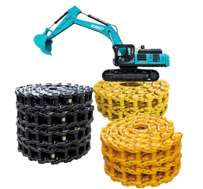 SK330 undercarriage parts Track chain SK330LC-6E SK350-8 SK350-9 SK350LC-10 SK390XD-10 Track link For KOBELCO Mine Excavator