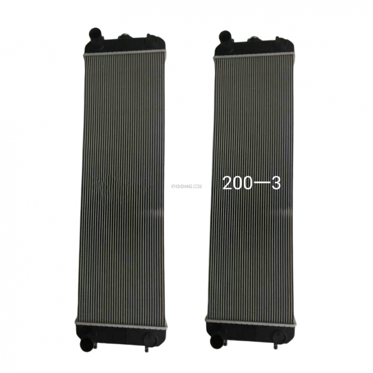 Original 4HK1 Engine water tank ZX200 ZX210 ZX230 ZX240 ZX250 Tank radiator Diesel engine Assy For Hitachi Excavator Parts Isuzu