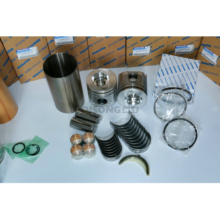 WB93R-2 WB97 WB98 Excavator Piston S4D106-1FA	4TNE106 Engine 106mm 123901-22080 piston parts For Komatsu