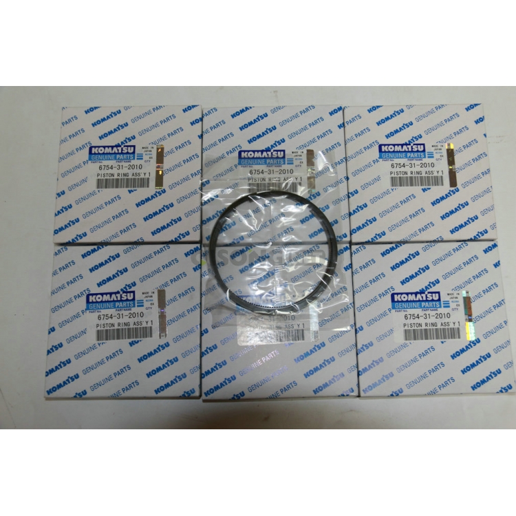 PC200-8 PC220-8 Excavator Piston ring 6754-31-2010 6D107 SAA6D107 Engine piston Excavator parts For Komatsu